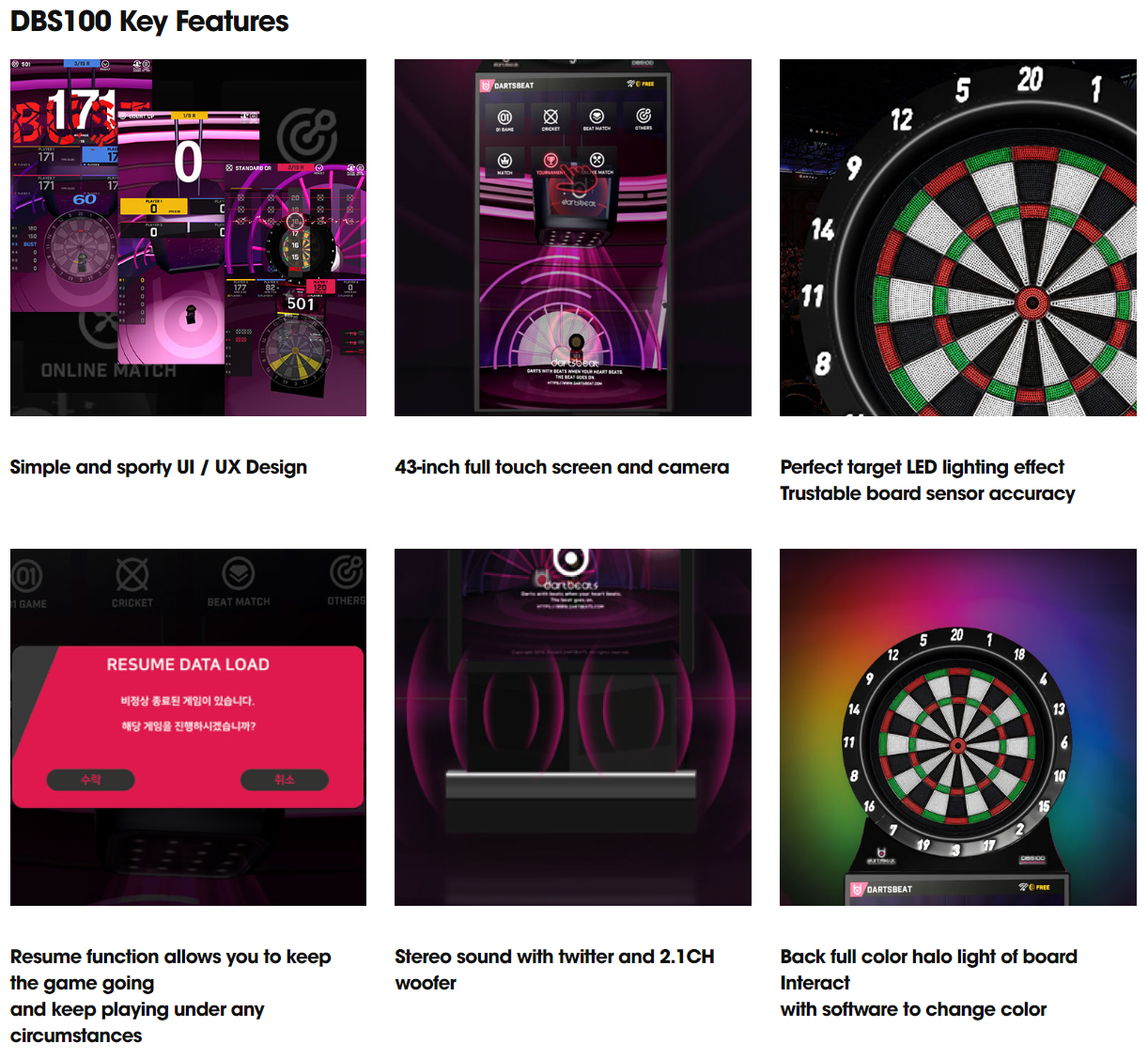 Dartsbeat Electronic Dart Machine DBS100 [Available in Hong Kong only]